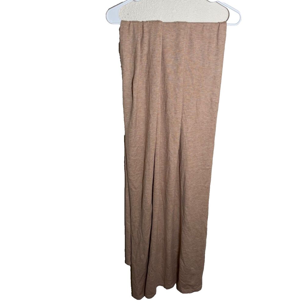 Chico's Scarf Women's One Size Soft Cashmere Blend Beige Solid